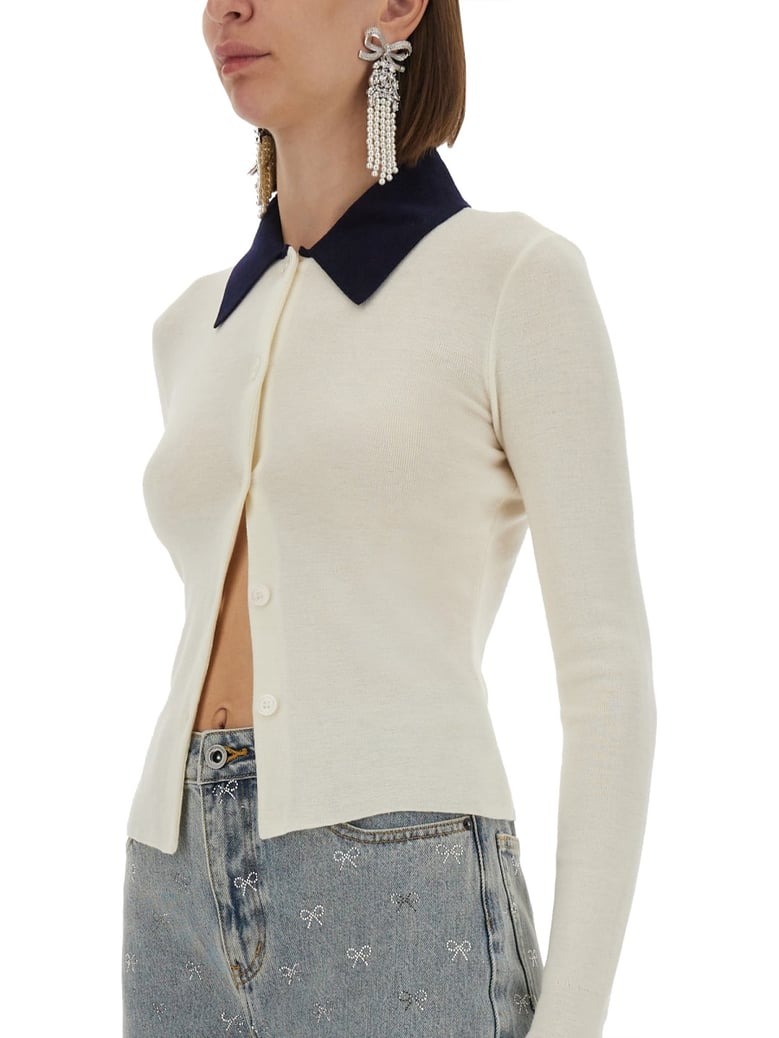 merino wool cardigan by Selfnex