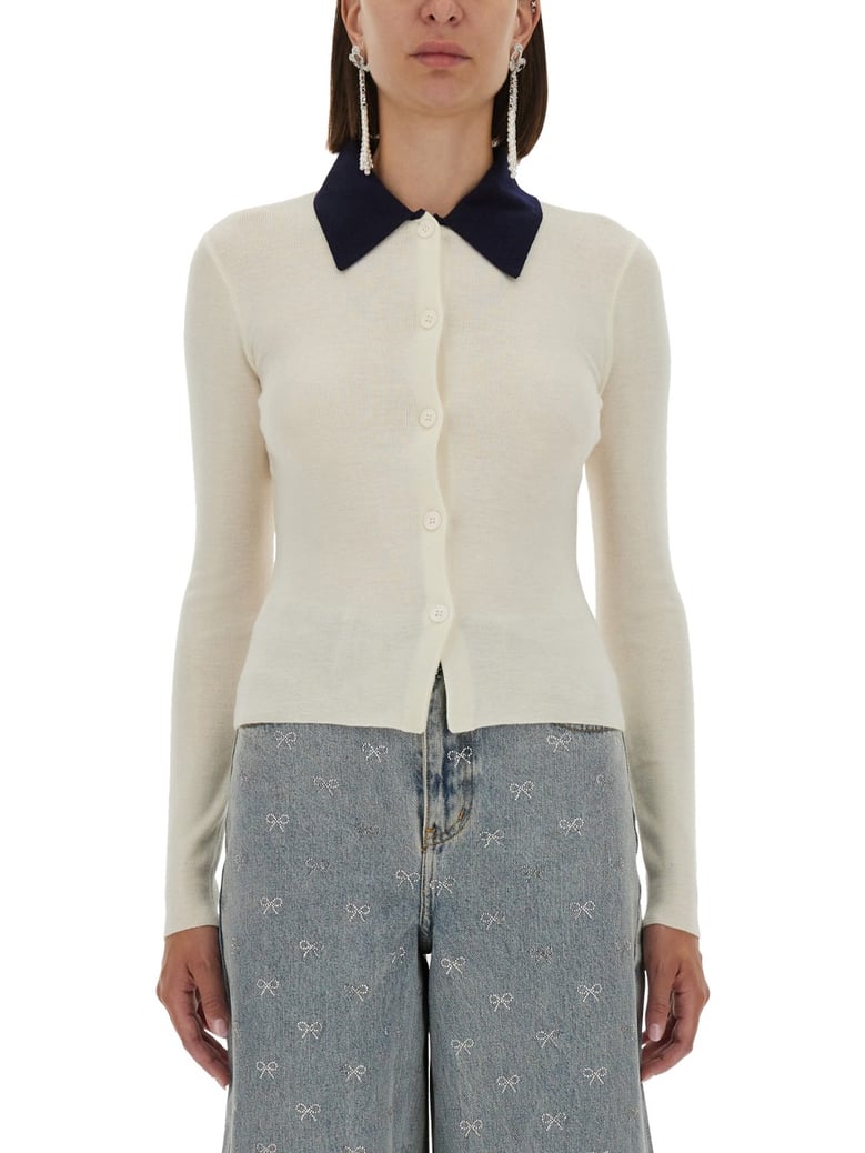 merino wool cardigan by Selfnex