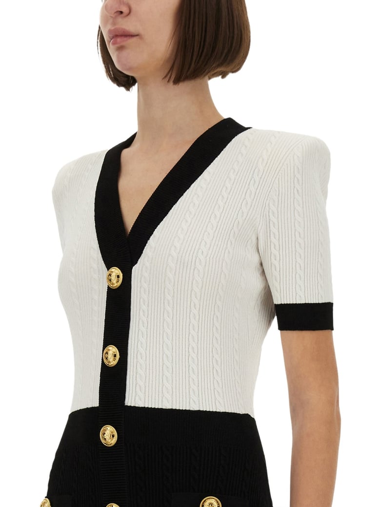 two-tone bodycon dress by Selfnex