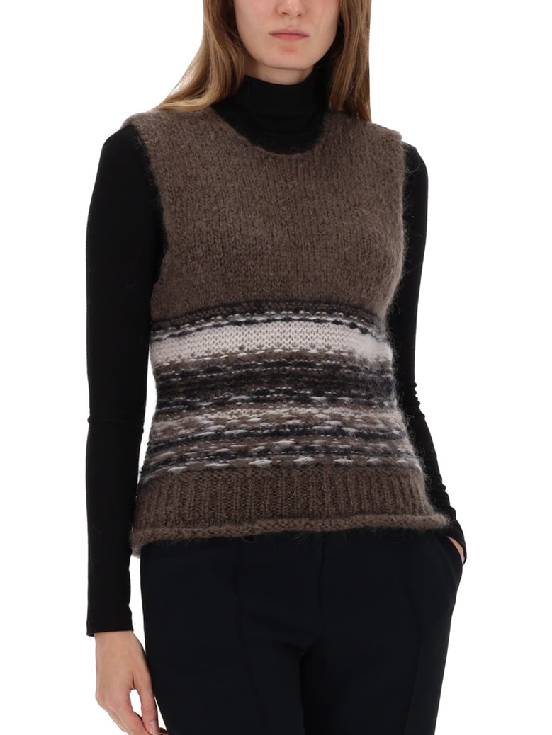 mohair waistcoat by Selfnex