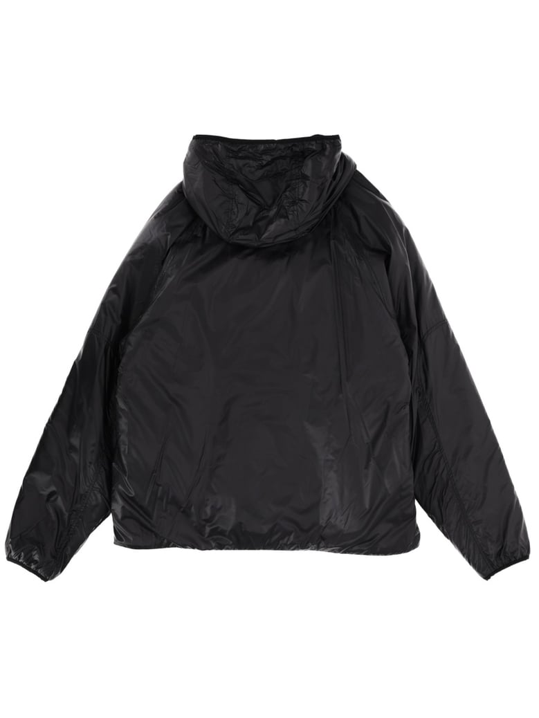 hooded jacket in black by Selfnex