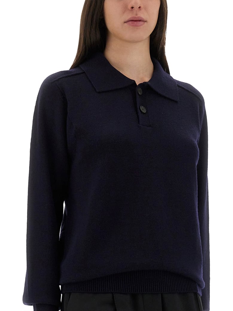 inverness shirt with polo collar by Selfnex