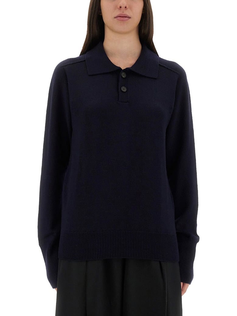 inverness shirt with polo collar by Selfnex
