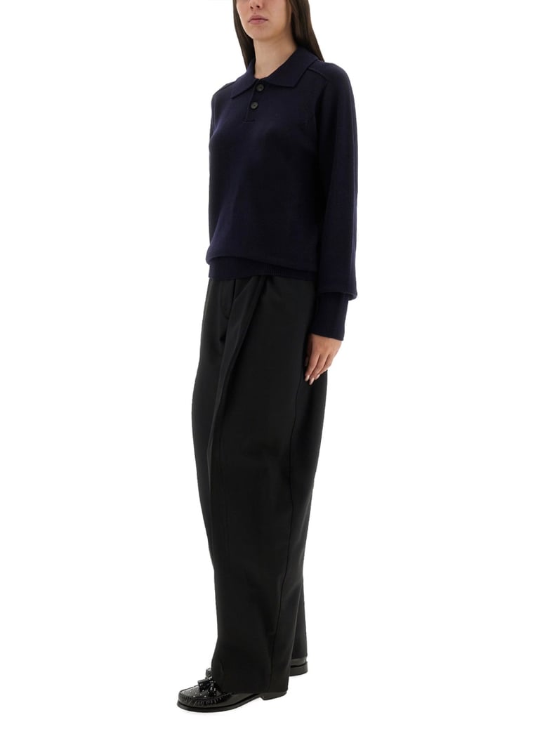 inverness shirt with polo collar by Selfnex