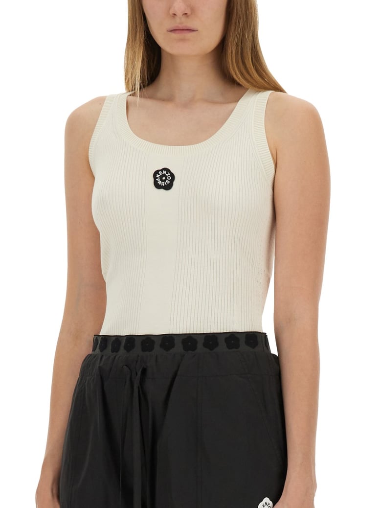 tank top with embroidery by Selfnex
