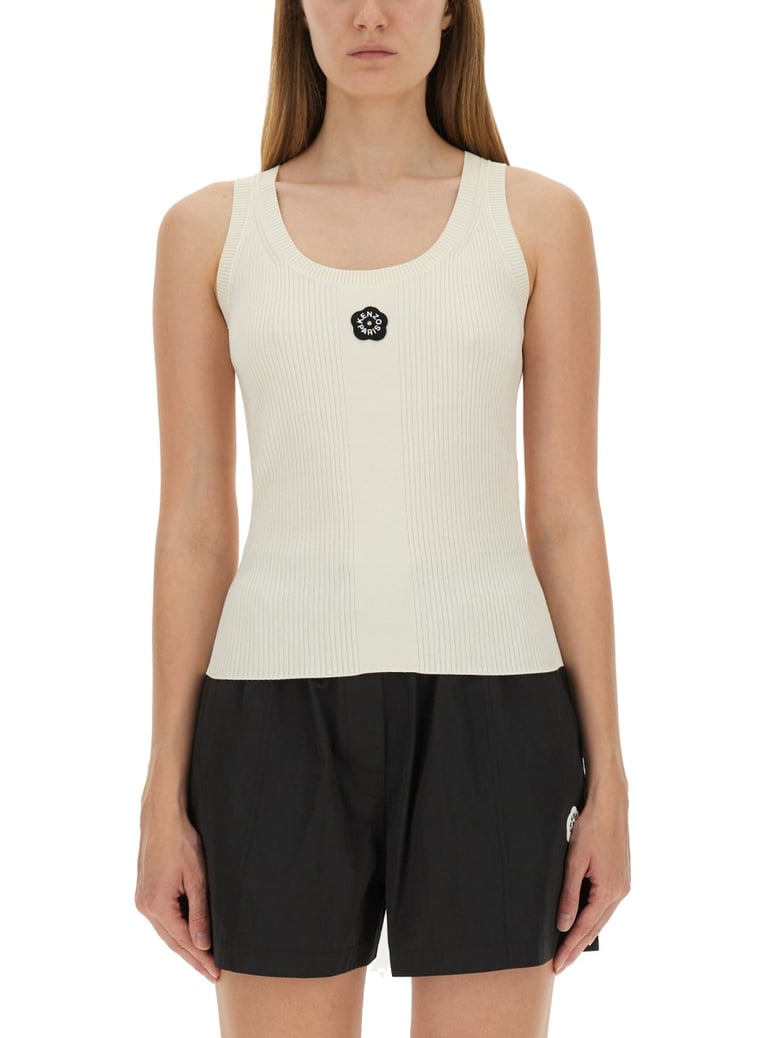 tank top with embroidery by Selfnex