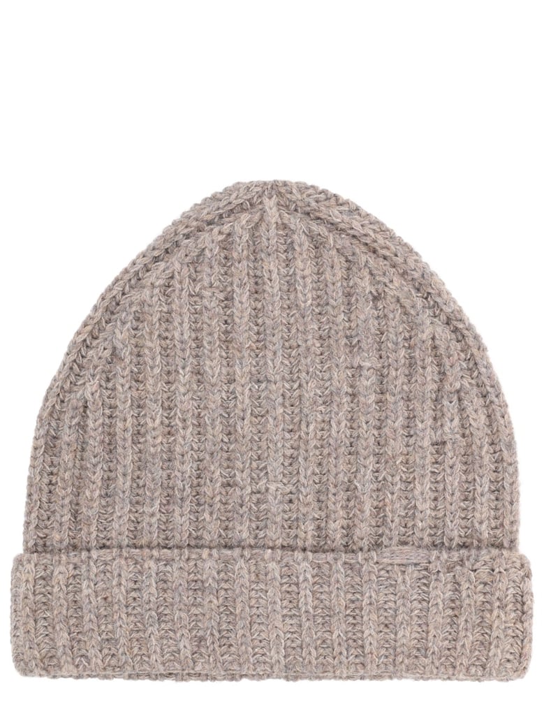 wool and cotton blend beanie by Selfnex