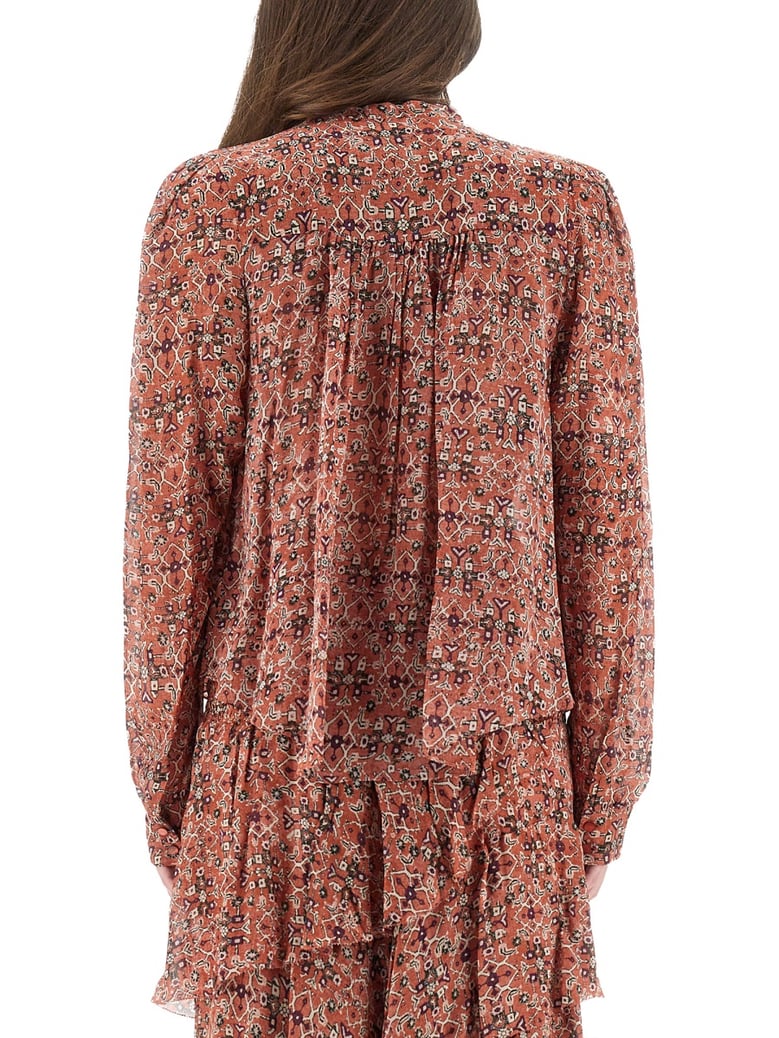 red viscose blouse by Selfnex
