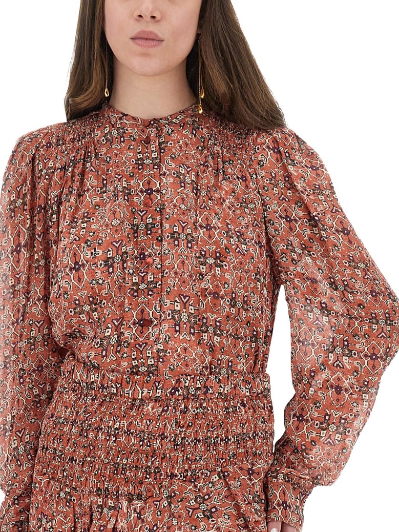 red viscose blouse by Selfnex