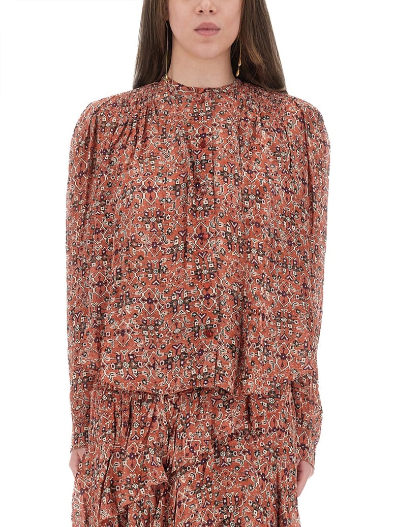 red viscose blouse by Selfnex