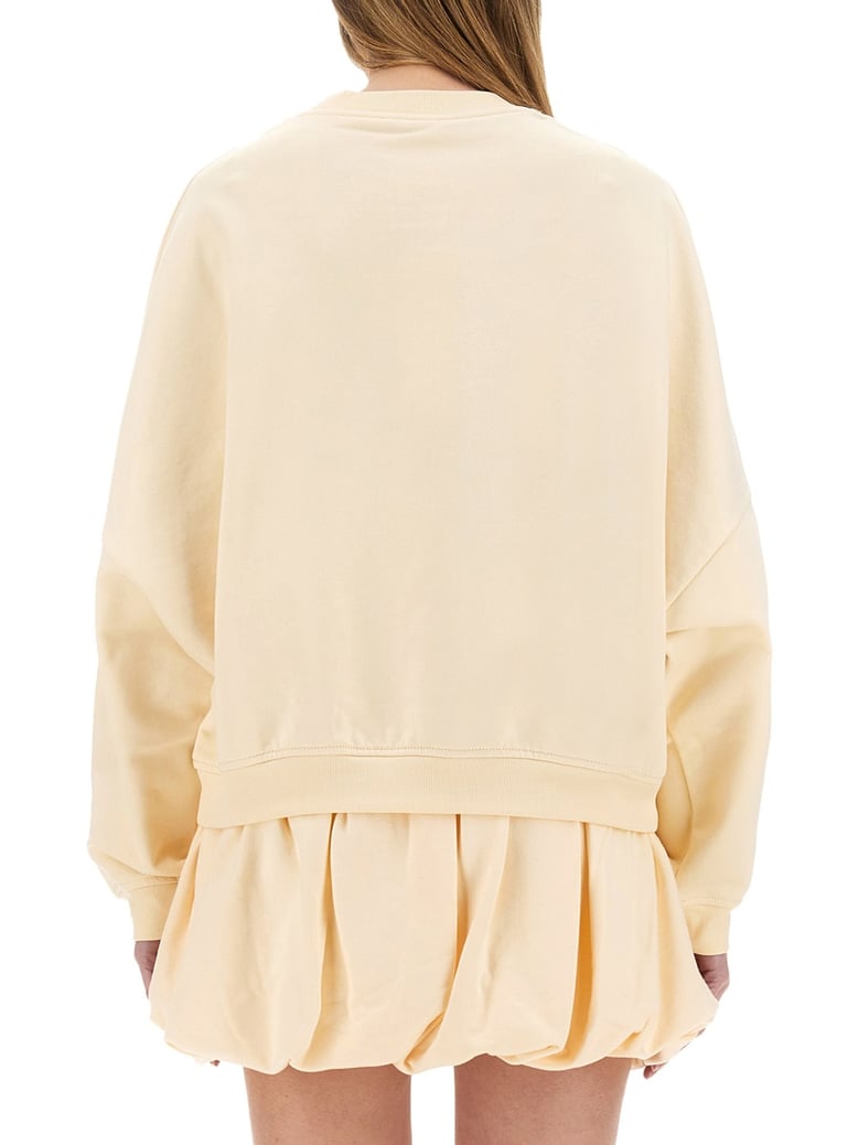 cotton sweatshirt with print by Selfnex