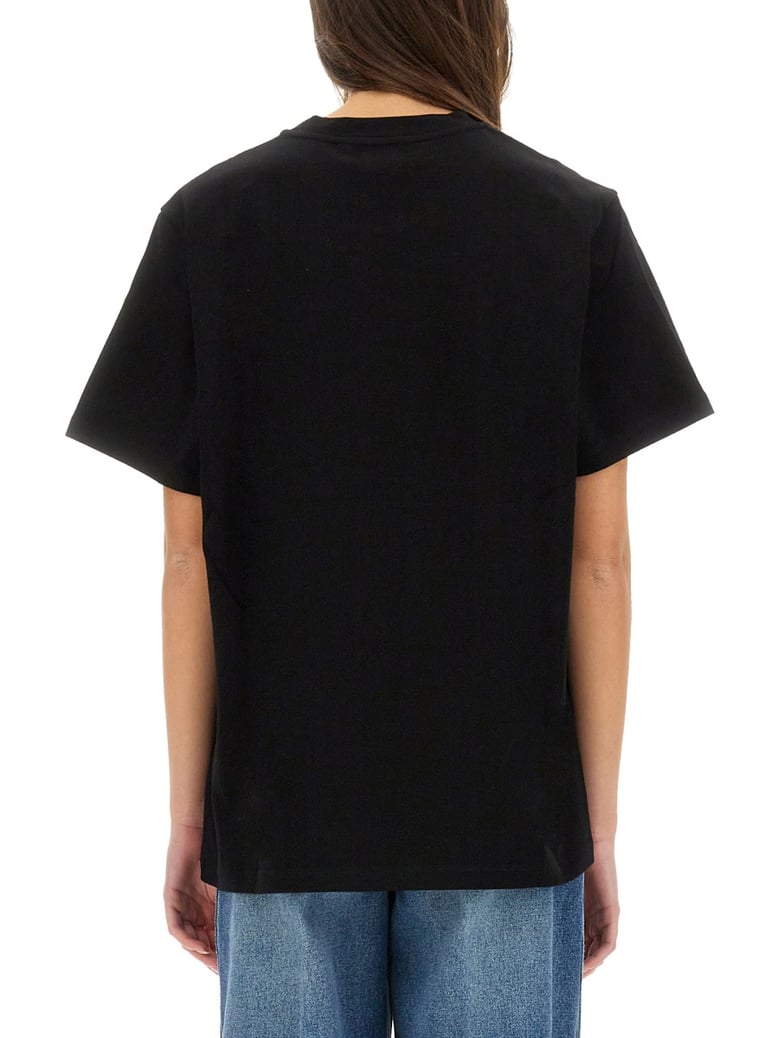 cotton t-shirt in black by Selfnex