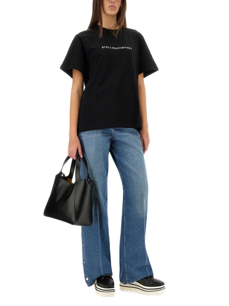 cotton t-shirt in black by Selfnex
