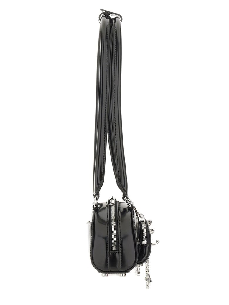 mini shoulder bag in black by Selfnex