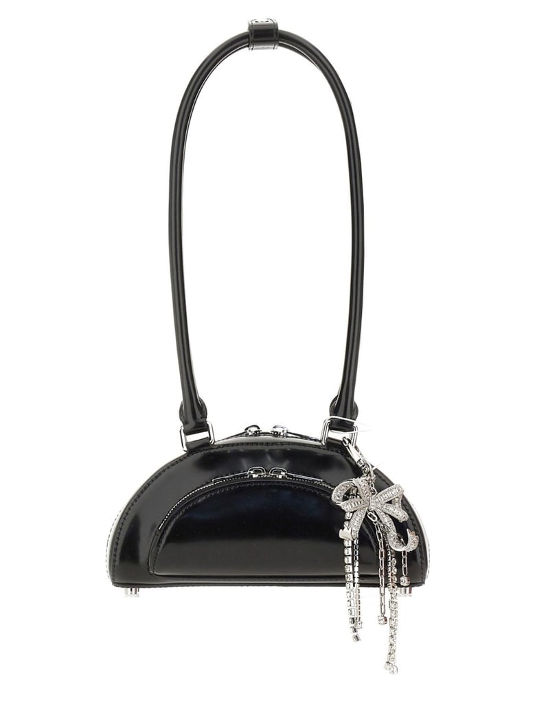 mini shoulder bag in black by Selfnex