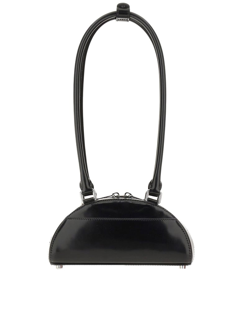 mini shoulder bag in black by Selfnex