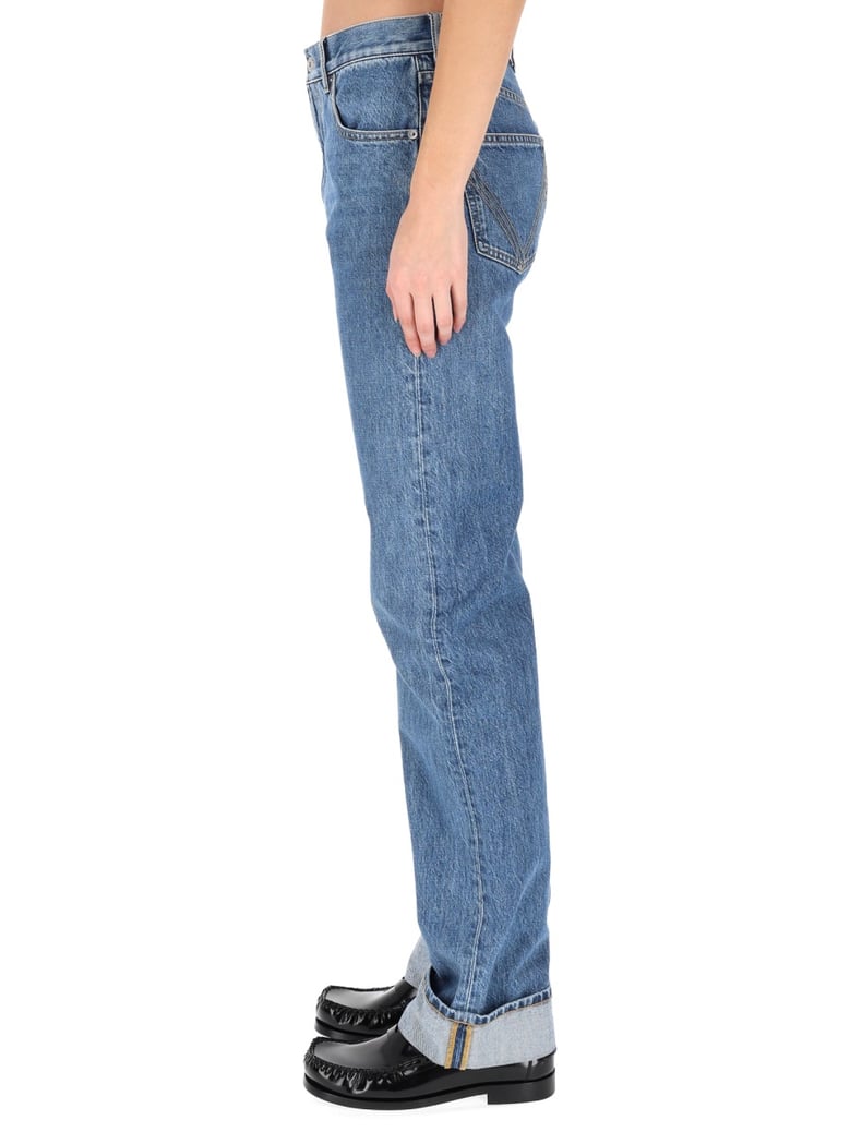 straight jeans indigo vintage blue by Selfnex