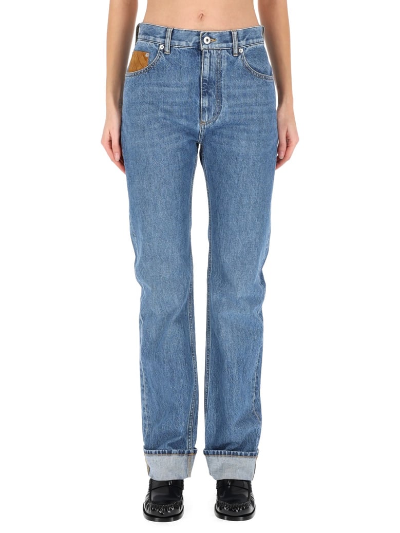 straight jeans indigo vintage blue by Selfnex