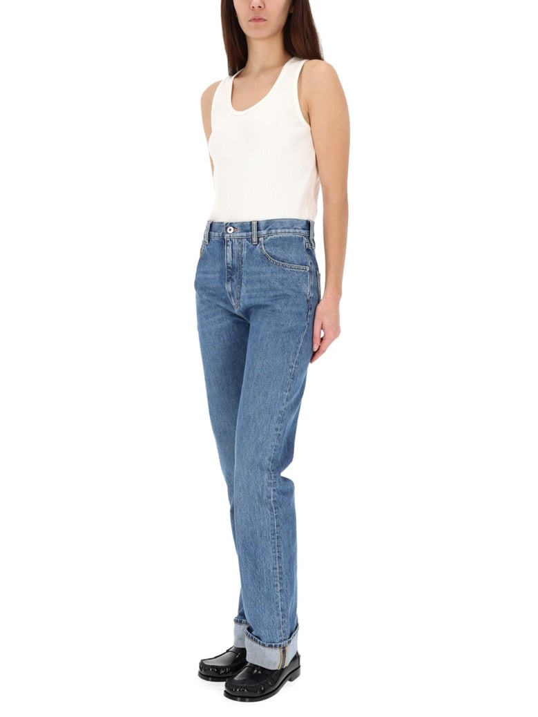 straight jeans indigo vintage blue by Selfnex