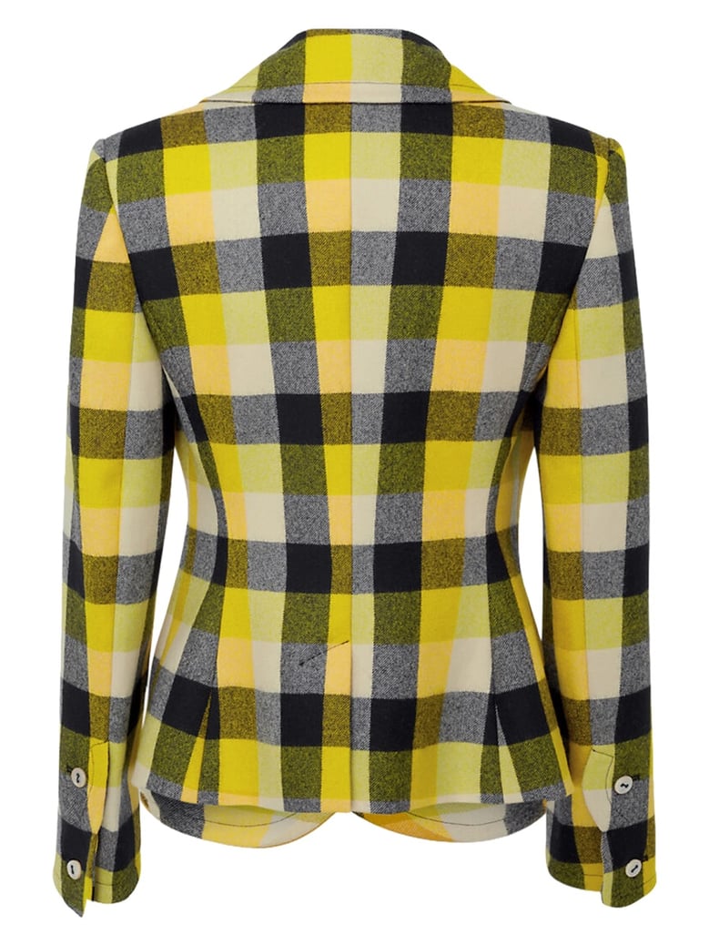 multicolour jacket in virgin wool by Selfnex