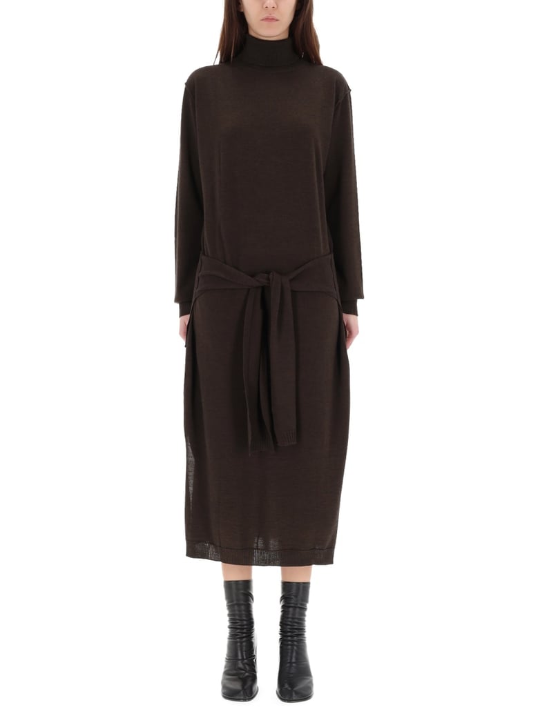 trompe l'oeil midi dress by Selfnex