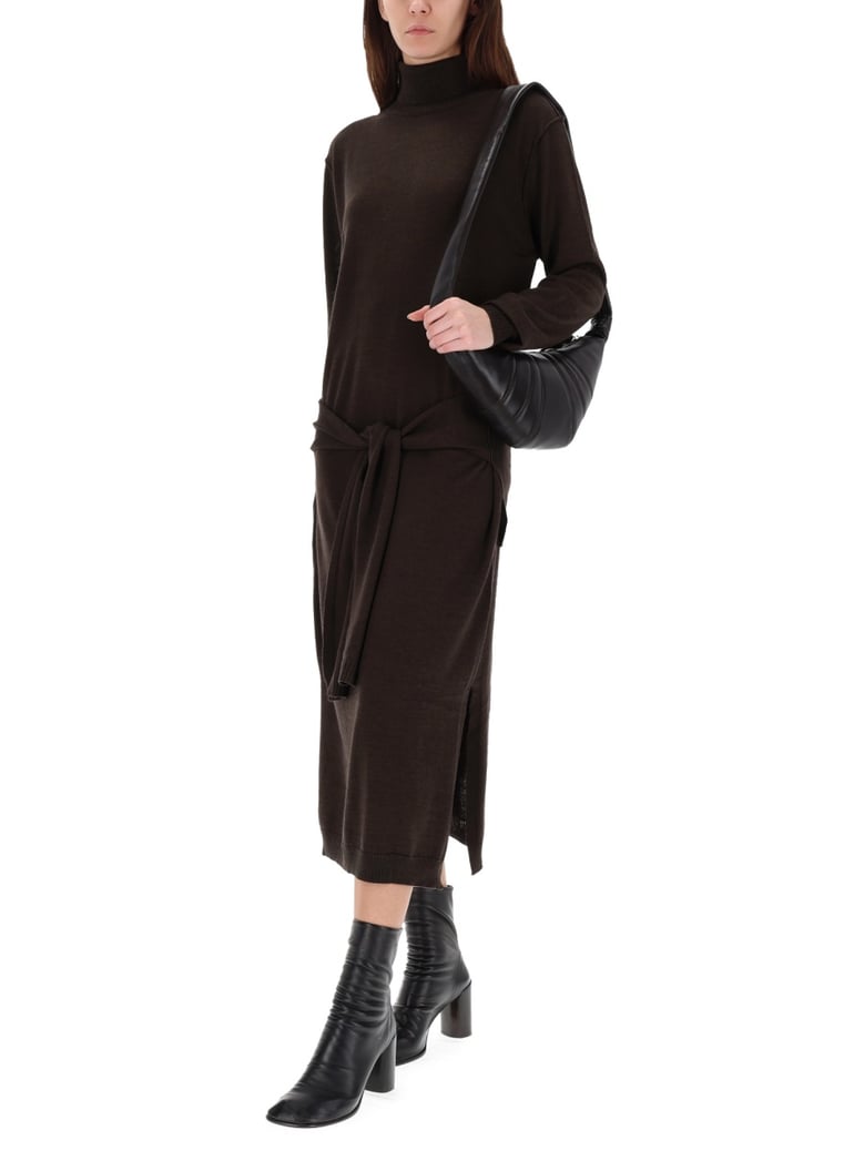 trompe l'oeil midi dress by Selfnex