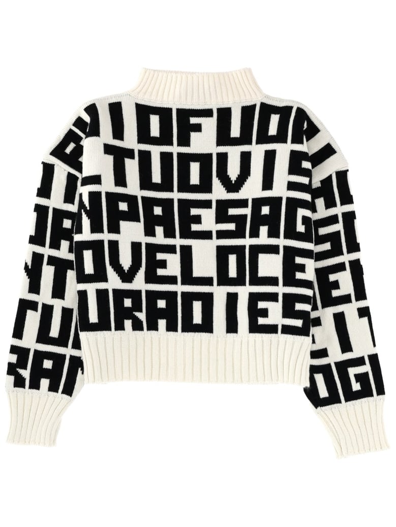 lettered sweater by Selfnex