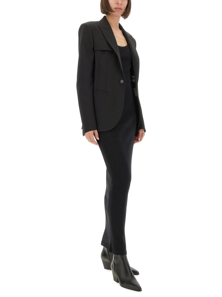 slim fit pierced dress by Selfnex
