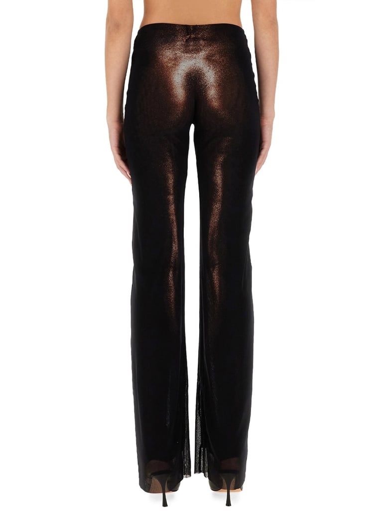 pants with 'body dust' print by Selfnex