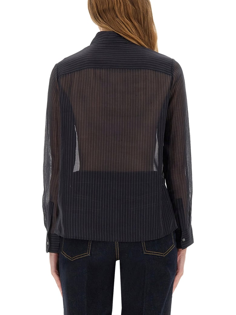 striped cotton shirt by Selfnex