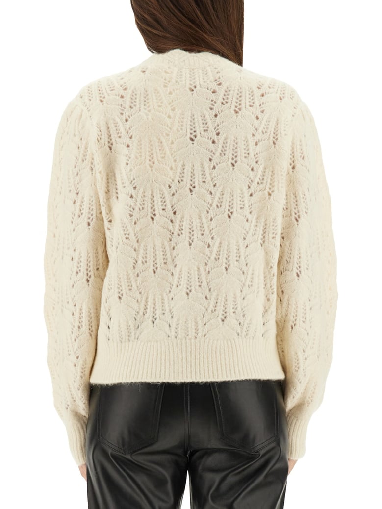 maxine cardigan in ivory by Selfnex