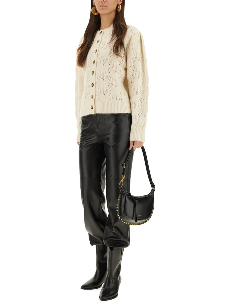 maxine cardigan in ivory by Selfnex