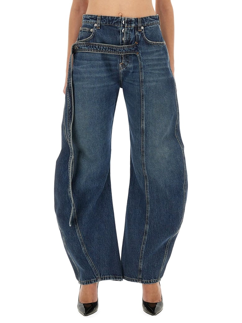 low-rise jeans by Selfnex