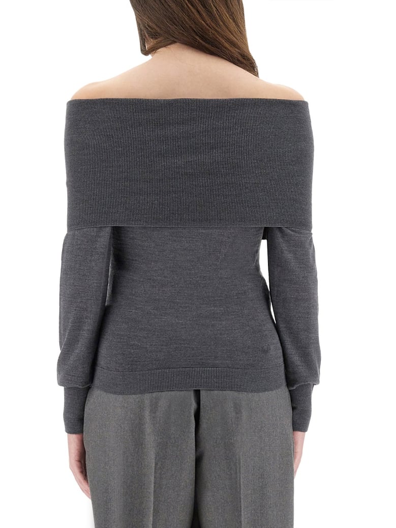 wool turtleneck sweater by Selfnex