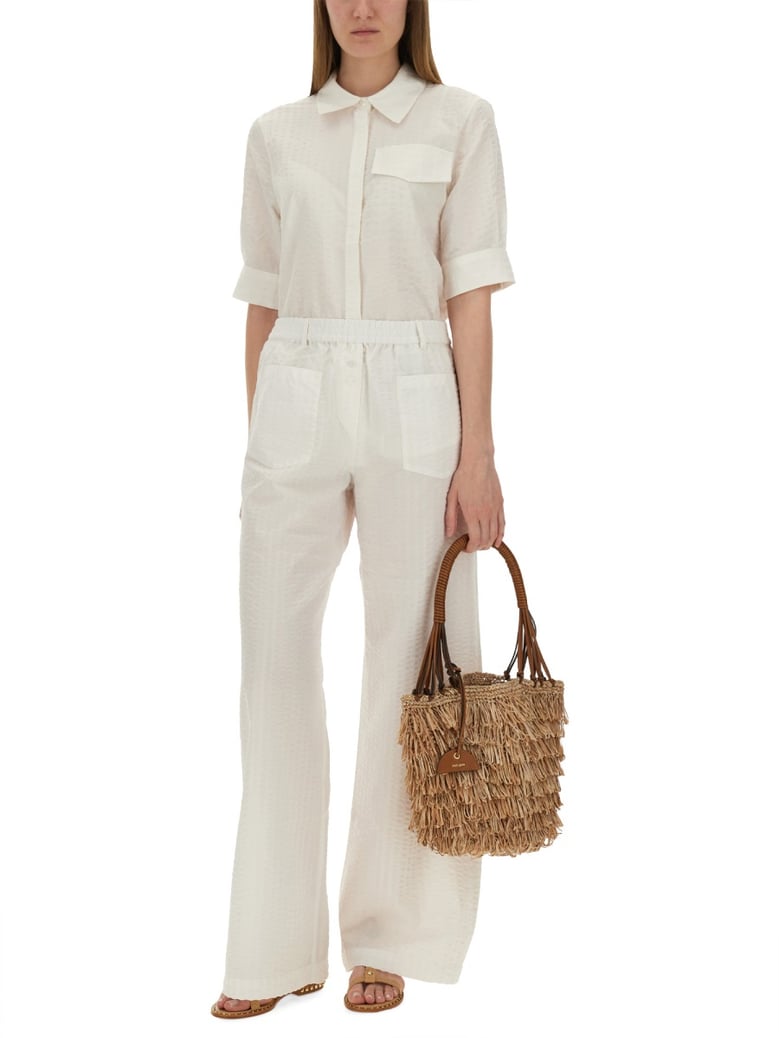 shirt majken in white by Selfnex