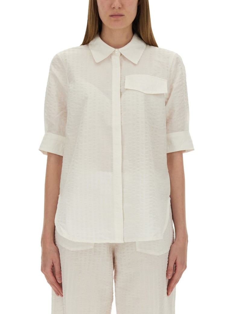 shirt majken in white by Selfnex