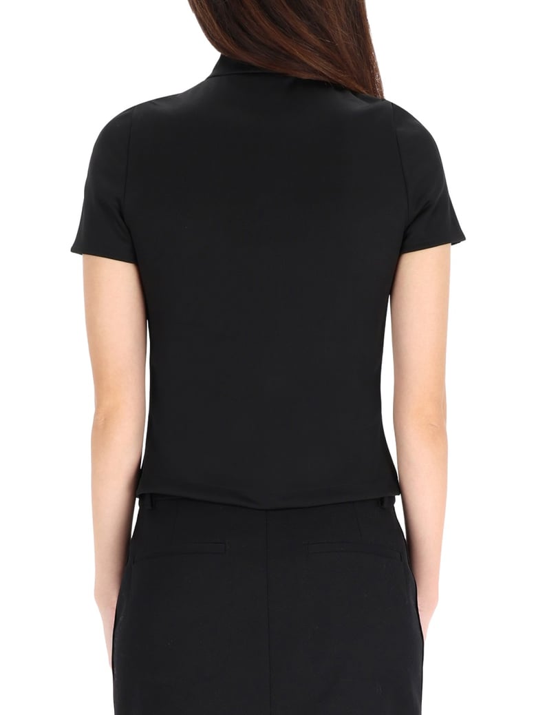 interlock top in black by Selfnex