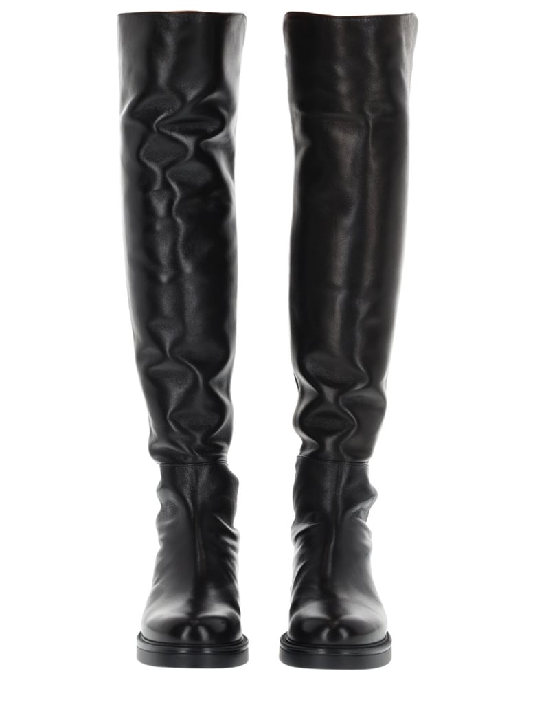 celia leather boots by Selfnex