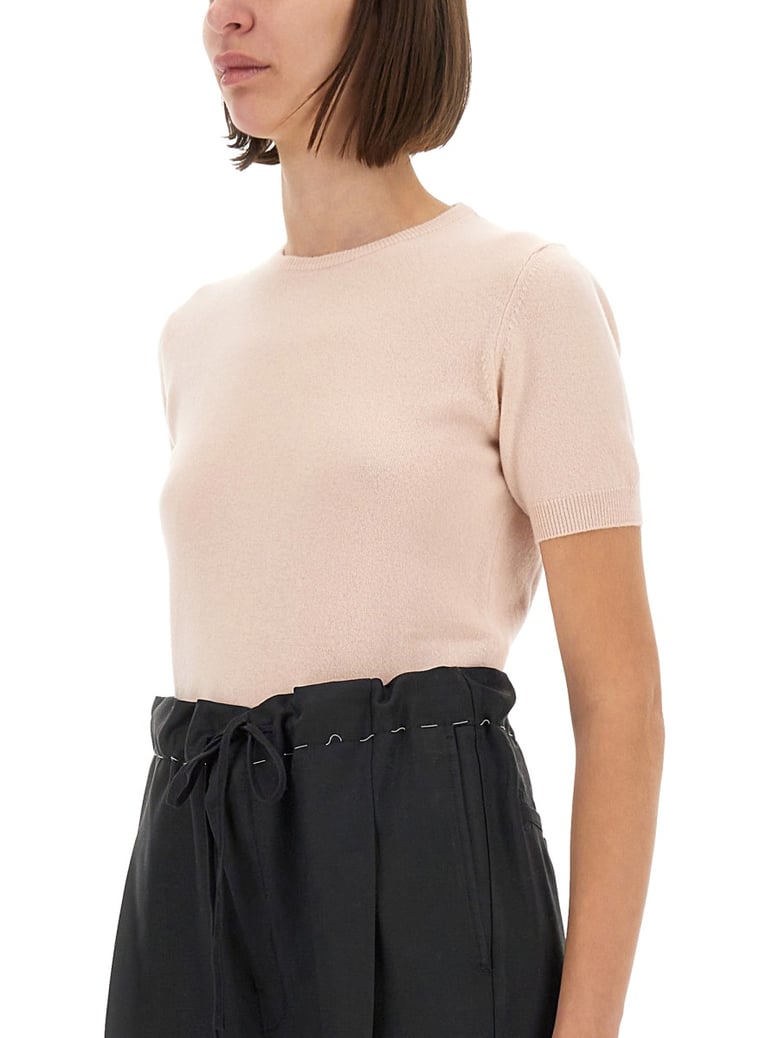 wool crew neck t-shirt by Selfnex