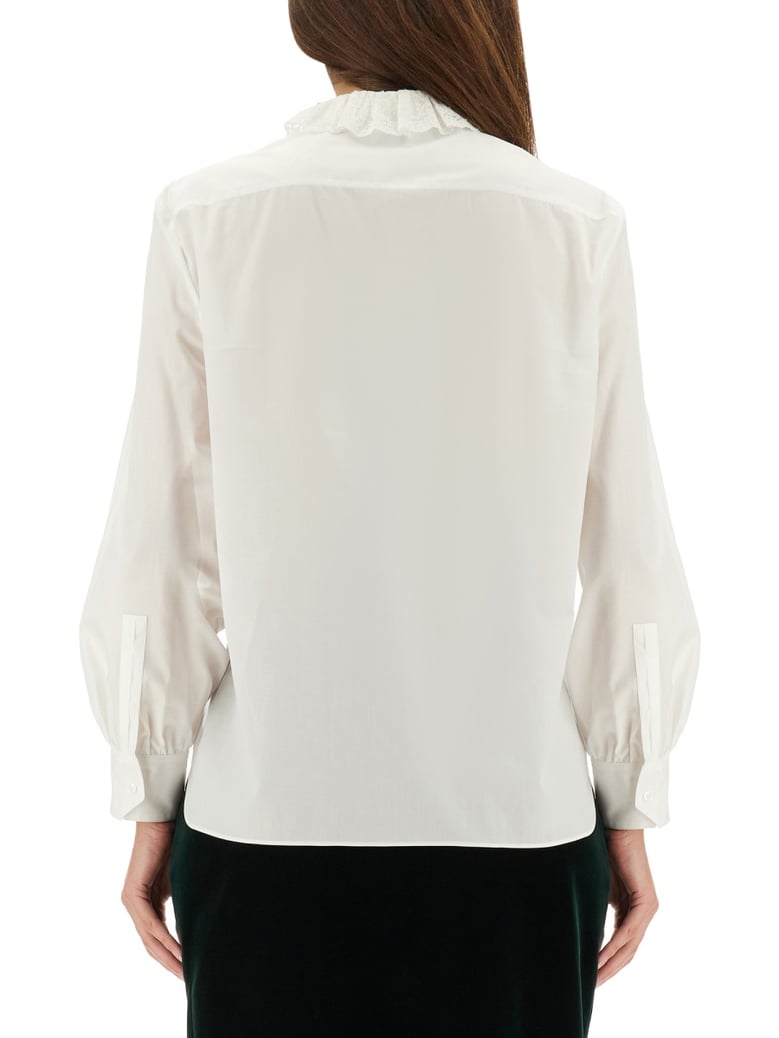 pierrot collar shirt by Selfnex