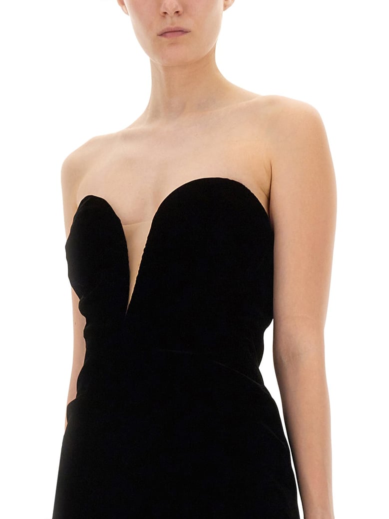 velvet cocktail dress by Selfnex