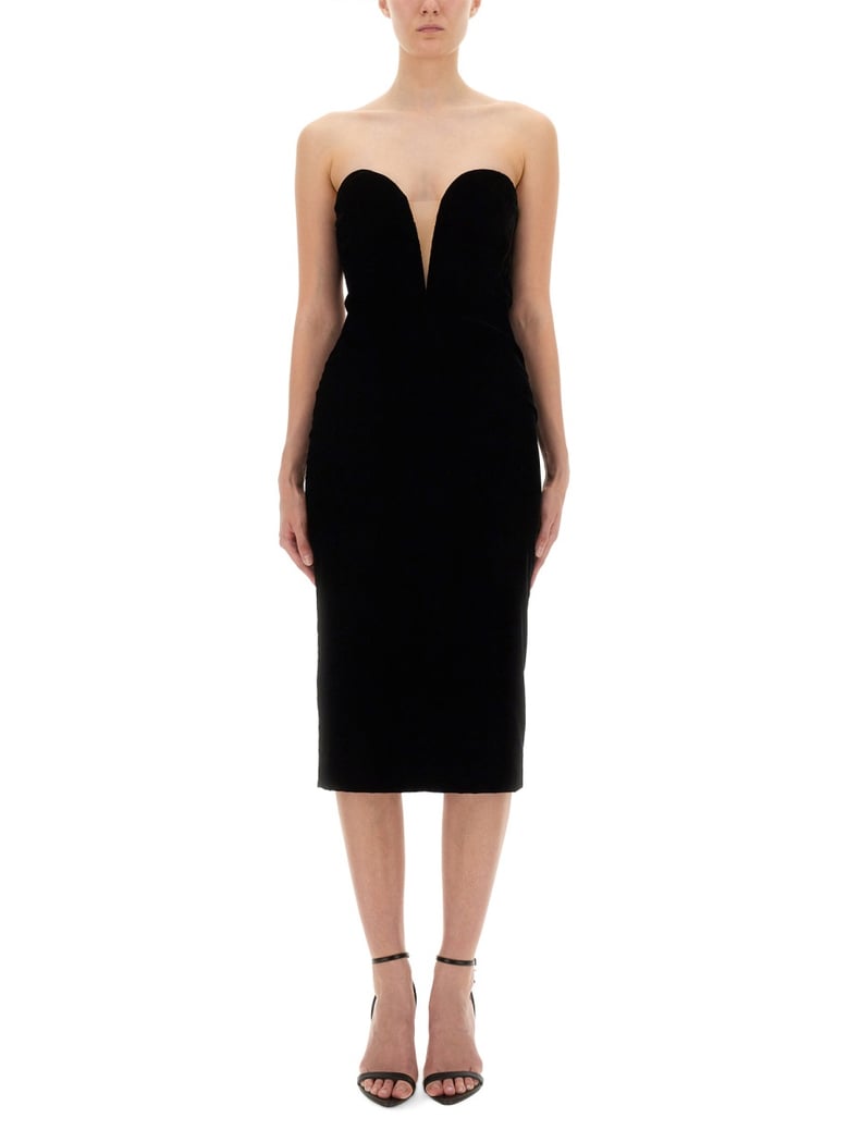 velvet cocktail dress by Selfnex
