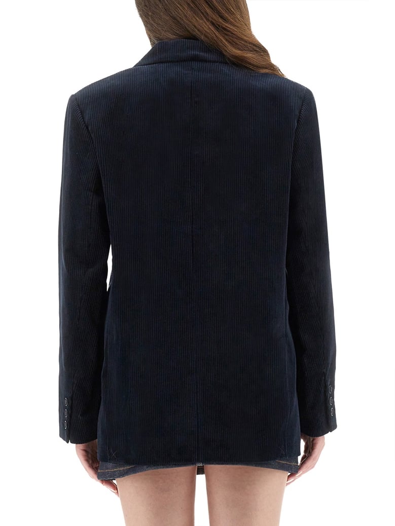 blue cotton jacket by Selfnex