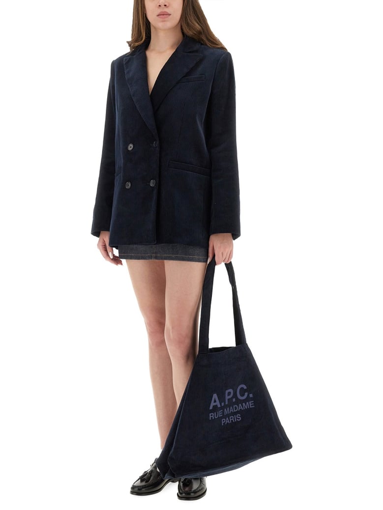 blue cotton jacket by Selfnex