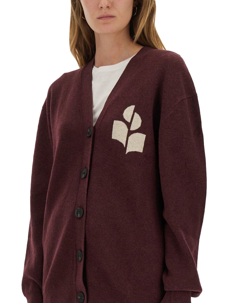 norton cardigan in bordeaux by Selfnex