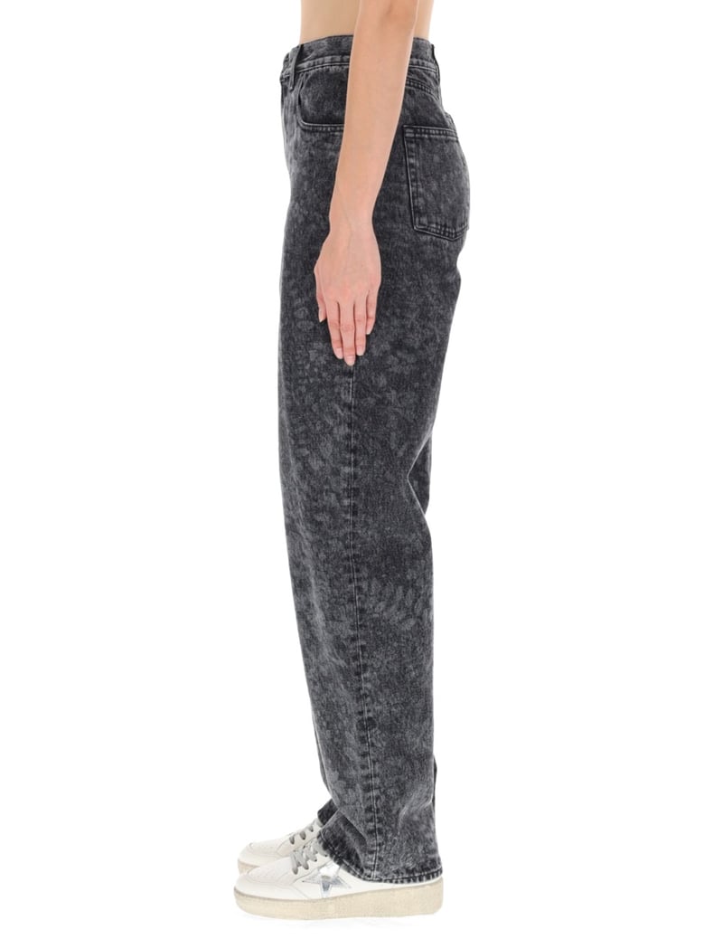 jeans with floral pattern by Selfnex