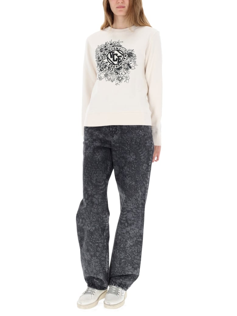 jeans with floral pattern by Selfnex
