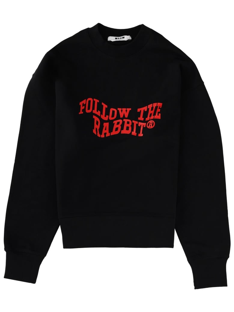 follow the rabbit sweatshirt by Selfnex
