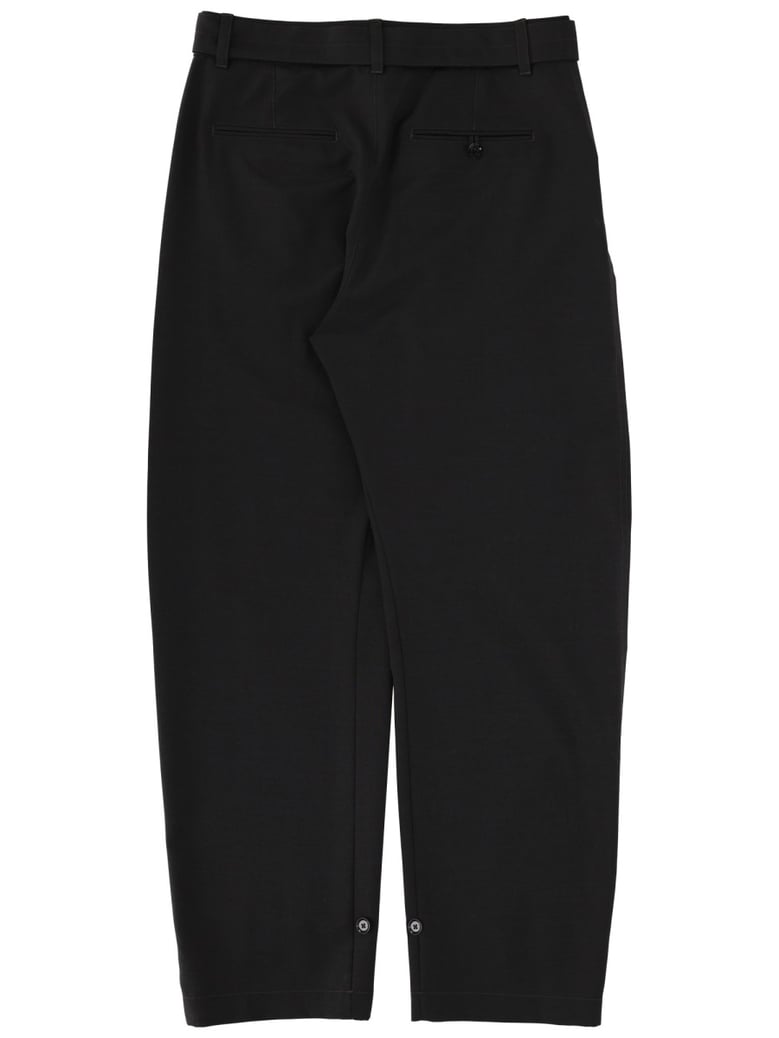 tailored pants with straight fit by Selfnex