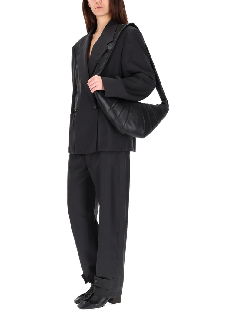tailored pants with straight fit by Selfnex